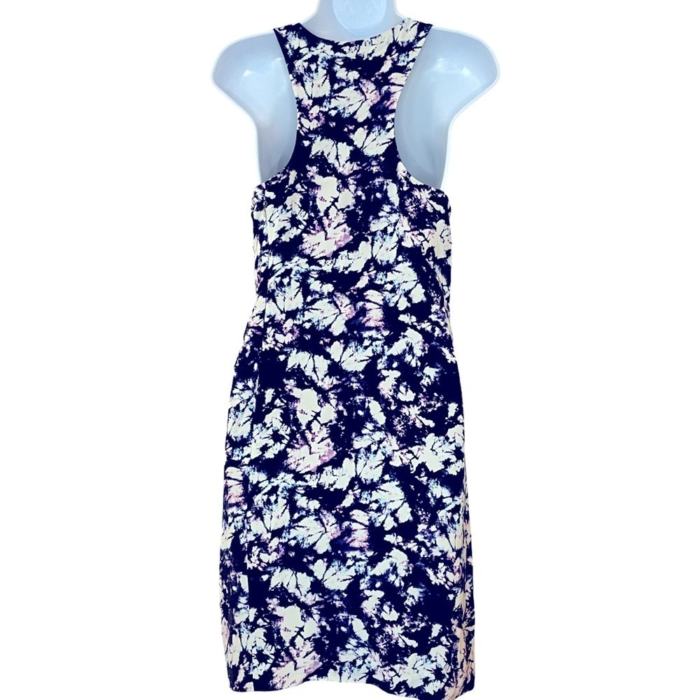 Alexander Wang Kaleidoscope 100% Silk Tie-Dye Dress Sleeveless Scoop Neck Size 6 - Picture 4 of 11